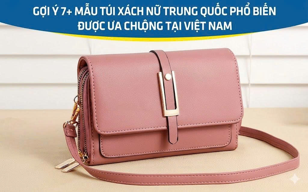 Gợi ý 7+ mẫu túi xách nữ Trung Quốc phổ biến được ưa chuộng tại Việt Nam